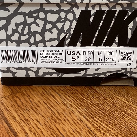 Air jordan 1 white cement - Picture 6 of 11